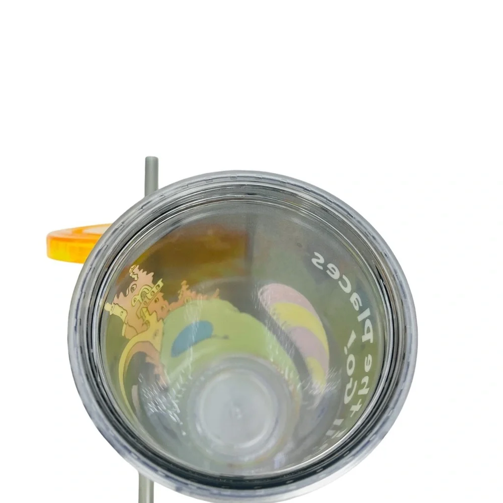 Dr Seuss Tumbler Travel Cup Oh The Places You'll Go 16oz Black Yellow 2019